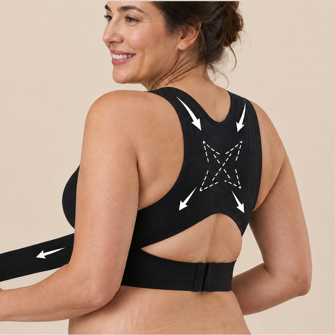Brassière Correctrice de Posture : Maintien Dos & Poitrine, Invisible sous vos Vêtements