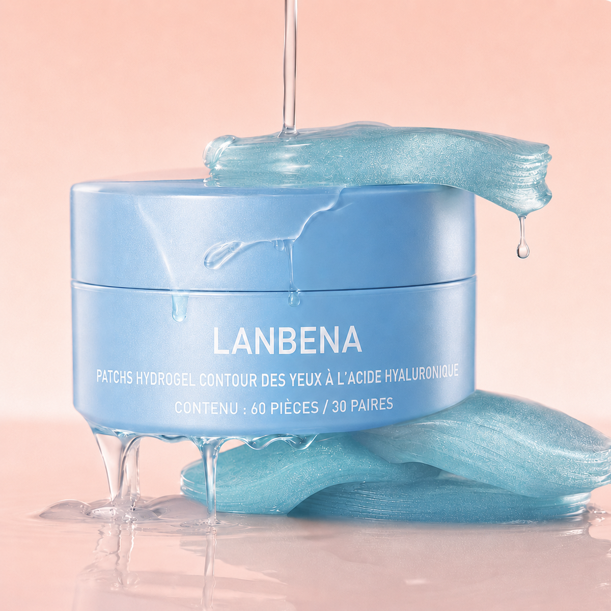 Patchs Hydrogel Contour des Yeux, Regard Reposé & Lumineux | 60 Paires