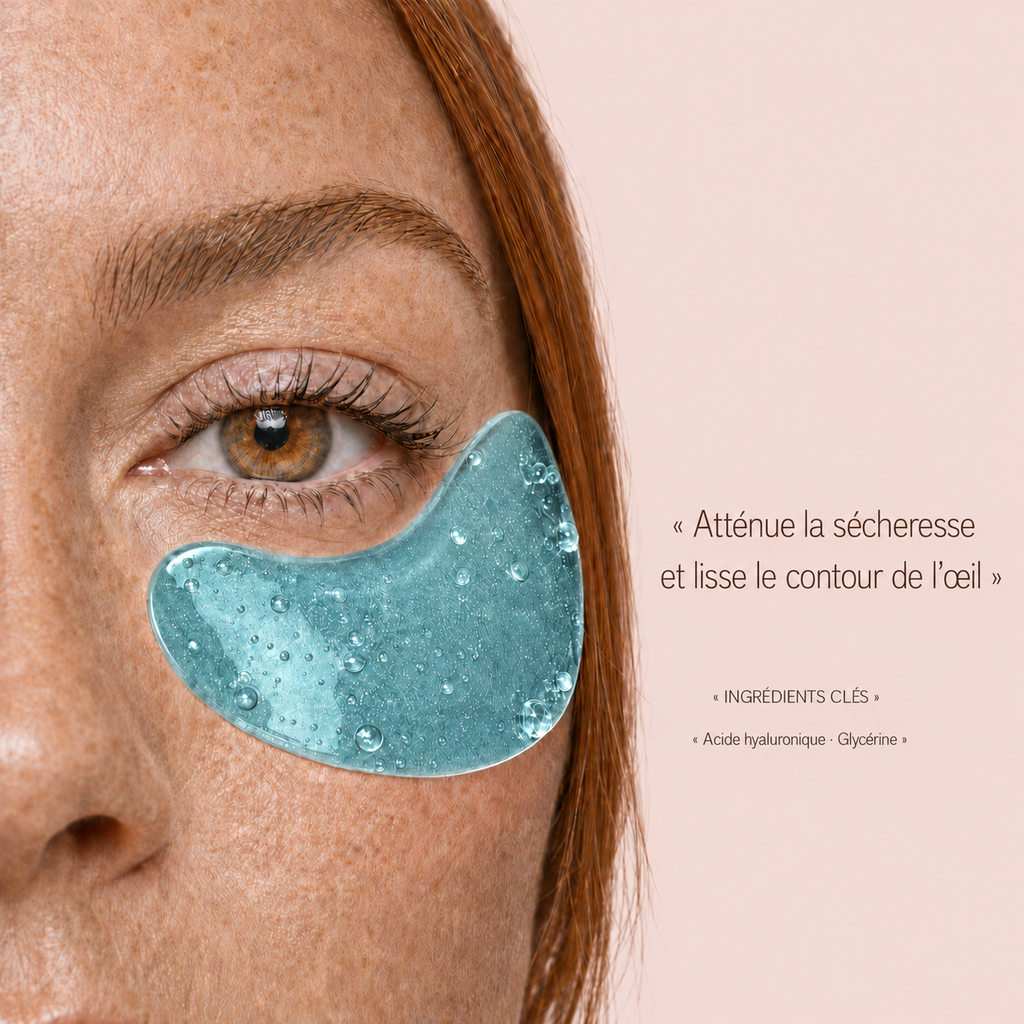 Patchs Hydrogel Contour des Yeux, Regard Reposé & Lumineux | 60 Paires