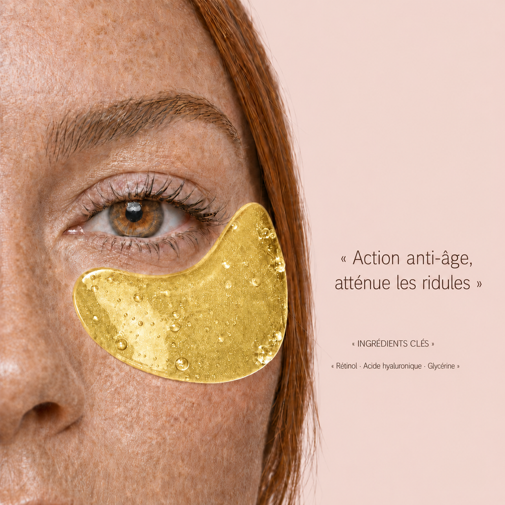 Patchs Hydrogel Contour des Yeux, Regard Reposé & Lumineux | 60 Paires