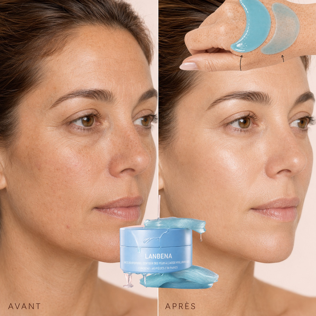 Patchs Hydrogel Contour des Yeux, Regard Reposé & Lumineux | 60 Paires